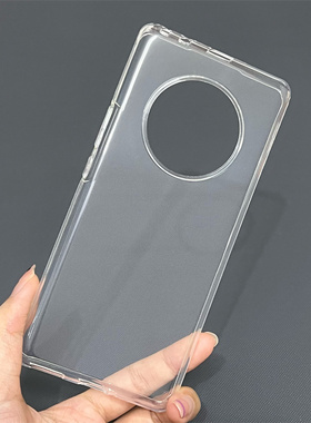 适用荣耀magic3原配手机壳透明大孔华为Magic5pro保护套大孔原厂原装官方同款magic4pro简约半包TPU外壳硅胶