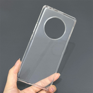 适用荣耀magic3原配手机壳透明大孔华为Magic5pro保护套大孔原厂原装官方同款magic4pro简约半包TPU外壳硅胶