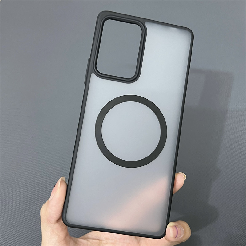 护甲磨砂红米note12Turbo手机壳