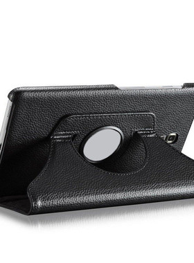 适用三星Tab A 10.5 T590平板保护套休眠10.5寸平板电脑皮套荔枝纹旋转纯色简约支架横竖防摔翻盖T595C保护壳