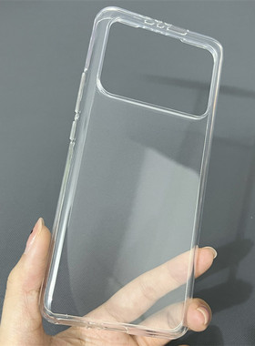 适用小米11ultra原厂手机壳原配原装同款大孔红米note12Turbo支架磁吸充电k40防摔13透明保护套简约半包civi2