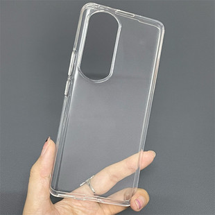 适用华为荣耀90pro原配手机壳80防摔简约透明Magsafe磁吸充电70半包50原厂原装 60Pro清水Honor50SE保护套 同款