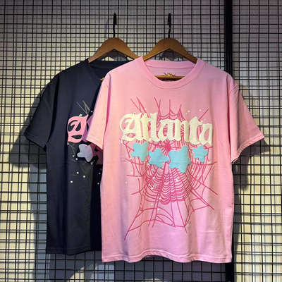 Sp5derT恤YoungThug欧美嘻哈明星同款美式街头时尚男女短袖T恤潮