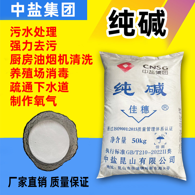 工业国标碳酸钠粉末99%去油污洗衣服除油去油纯碱养殖场消毒清洗