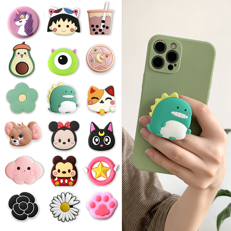 手机气囊支架可爱卡通手机壳背贴配件指环扣伸缩懒人桌面折叠气垫在类目 3C数码配件, 手机配件, 手机支架/手机座中 - 来自Buy2taobao.com提供专业的淘宝代购服务
