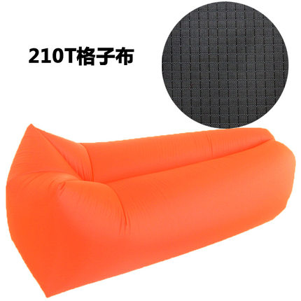 户外便携懒人充气沙发床沙滩躺椅口袋空气沙发单人睡袋午休气垫床