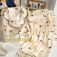 三件套2026款 猫人冰丝睡衣女款 长裤 短袖 卡通腊肠狗送闺蜜礼盒 夏季