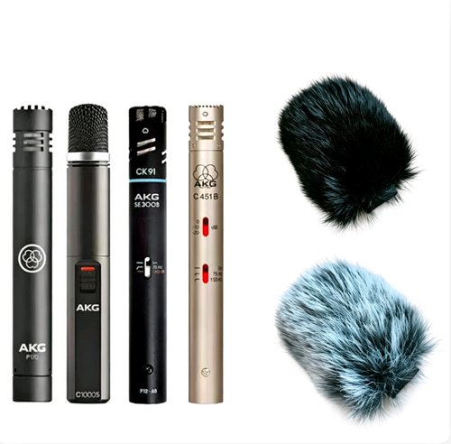 AKG/爱科技 P170/C1000S/C391B/C451B拾音话筒毛罩保护套配件毛衣