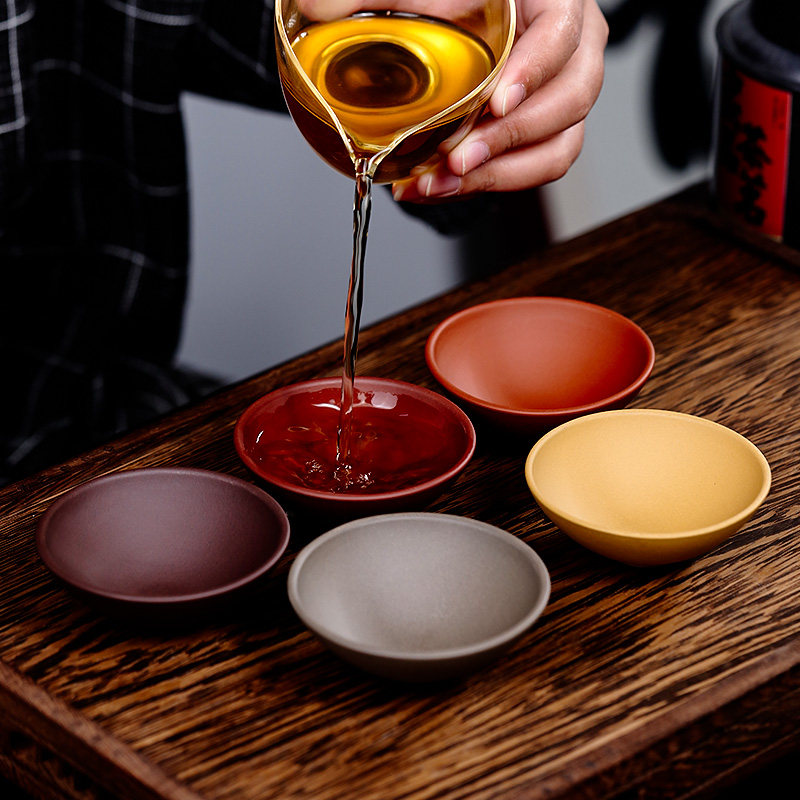 谦君紫砂斗笠杯宜兴原矿纯手工品茗杯家用多色可配套功夫茶具杯盏,餐饮具,茶杯,淘宝优惠券,粉丝福利购,淘宝优惠卷