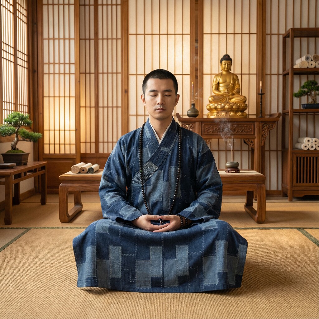 百纳衣僧人禅坐禅堂大褂和尚僧袍僧衣出家师父禅悟服装厚款僧衣服