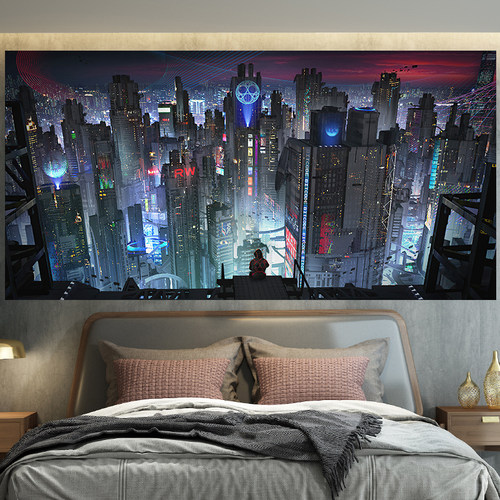 赛博朋克个性挂布潮牌