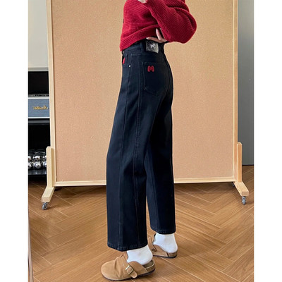 春季黑色裤子女小个子窄