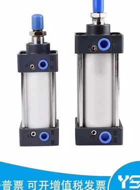 SC标准气缸小型气动大推力SC32X40X50X63X80X100X125X160X200X75S