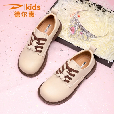 德尔惠童鞋女童皮鞋2025秋季