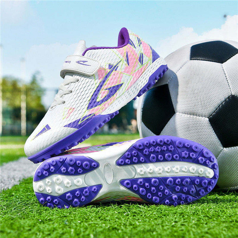 德尔惠童鞋儿童足球鞋2026春季新款碎钉小学生训练专用男童运动鞋