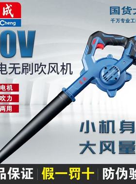 东成充电式吹风机锂电鼓风机大功率工业用小型车载吹灰家用除尘器