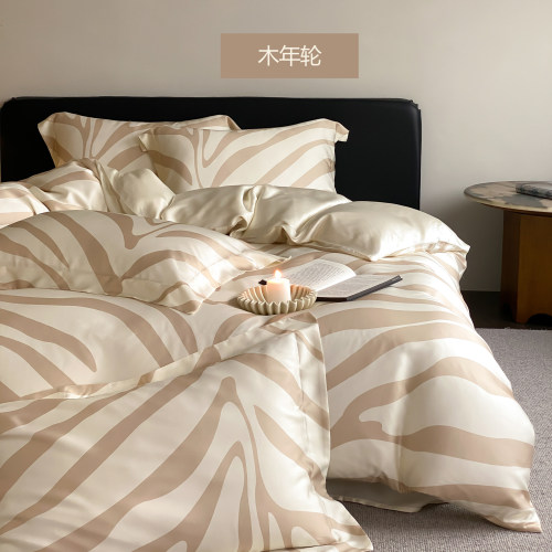 60S兰精天丝主卧室四件套春季新