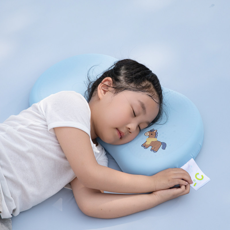 新款儿童深睡凝胶记忆棉枕头护颈椎助睡眠学生枕宝宝午睡专用枕芯