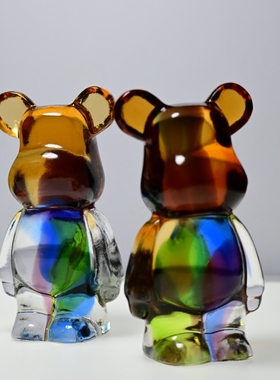 古法琉璃暴力熊招财简约现代办公