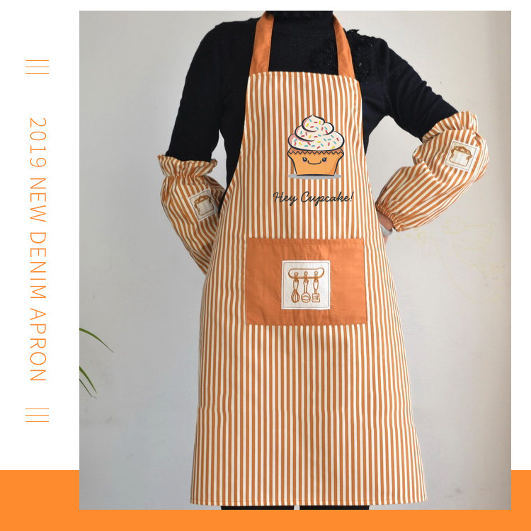 围裙家用厨房女防油污工作服男士网红同款带袖套日式可爱罩衣,家庭/个人清洁工具,围裙,淘宝优惠券,粉丝福利购,淘宝优惠卷