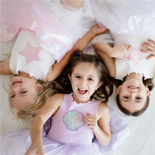 7折 美国Petite Hailey 儿童女童星星纱纱tutu裙公主裙连衣裙