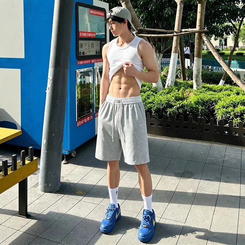 美式运动短裤男款夏季外穿潮牌