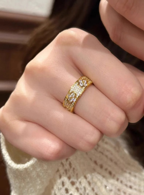 法式轻奢四叶草钻戒14