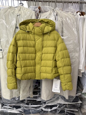 SY韩系新款时尚高品质连帽宽松休闲加厚保暖短款泡芙羽绒服外套女