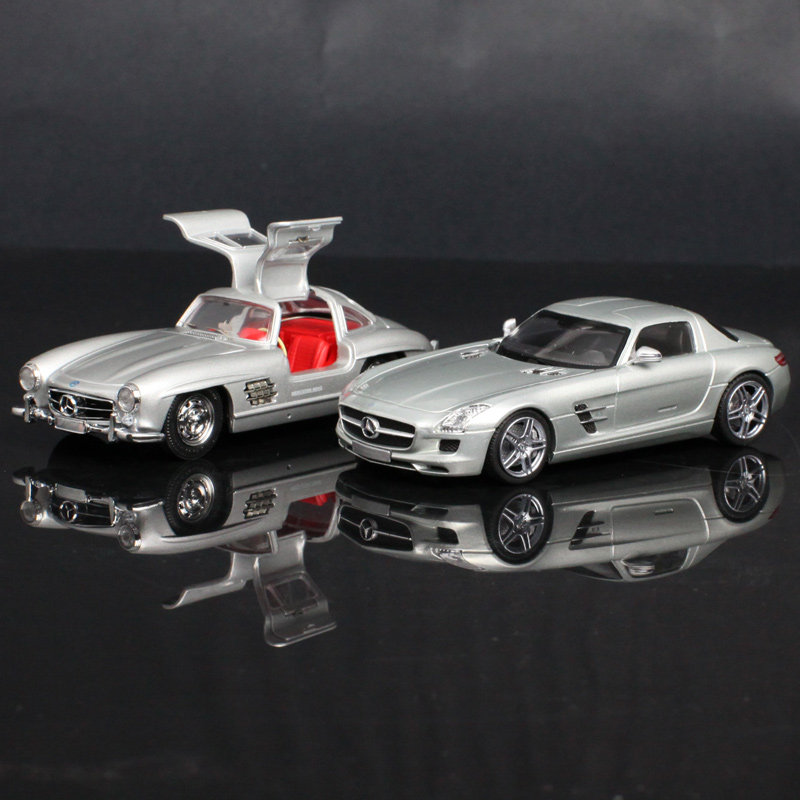 Schuco 1/43 奔驰 SLS AMG & 300 SL Flügeltürer（礼盒套装）