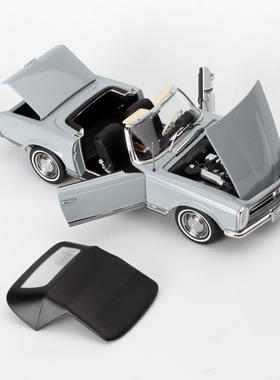 NOREV 1/18 奔驰 MERCEDESBENZ 230 SL1963 合金模型 灰色