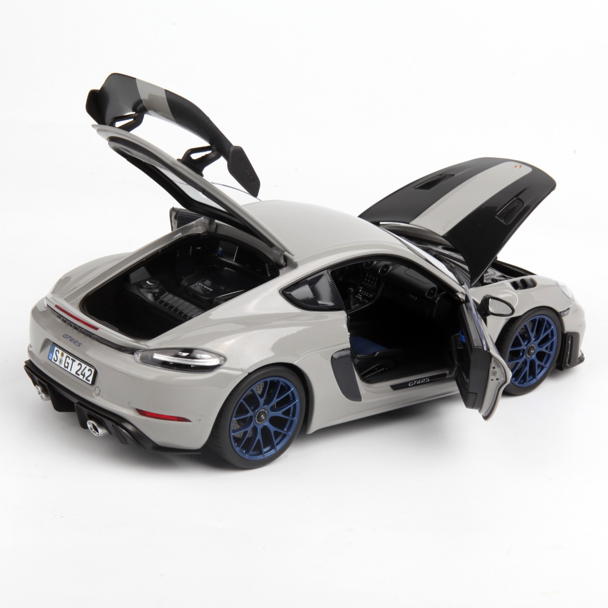 NOREV 1/18保时捷Porsche Cayman GT4 RS合金汽车模型 可开门