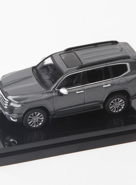 Hobby 1/64丰田Toyota LAND CRUISER JA300W灰色合金模型不可开门