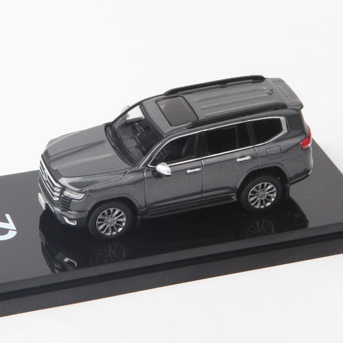 Hobby 1/64丰田Toyota LAND CRUISER JA300W灰色合金模型不可开门