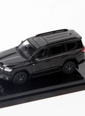 Hobby 1/64丰田Toyota LAND CRUISER JA300W黑色合金模型不可开门