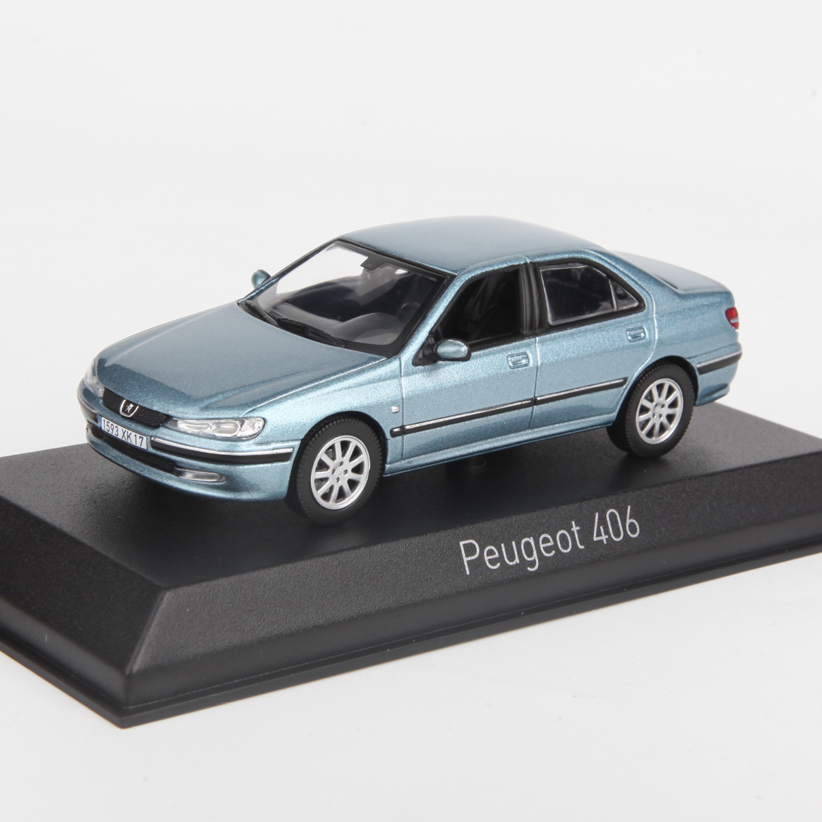 NOREV 1/43标致Peugeot 406 2002款合金汽车模型 蓝色