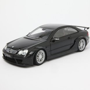 京商 1:18 奔驰 Benz CLK-DTM AMG Coupe 合金汽车模型 黑色 银色