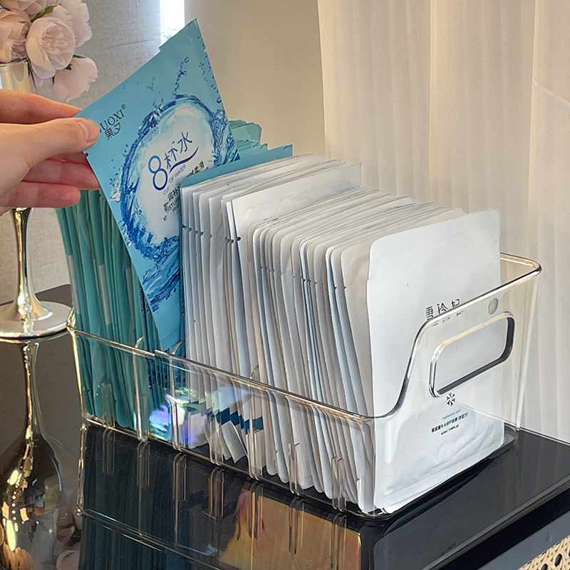 面膜收纳盒梳妆台护肤品置物架