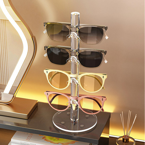 眼镜收纳架亚克力透明墨镜展示架