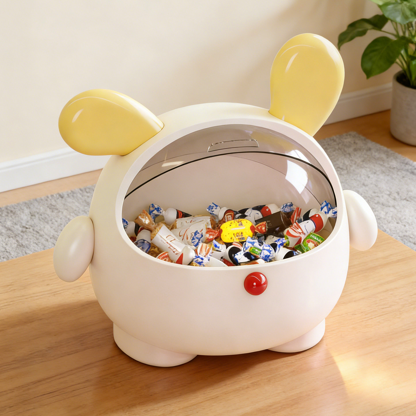 糖果盒桌面客厅茶几高颜值办公桌摆件可爱创意咖啡胶囊零食收纳盒