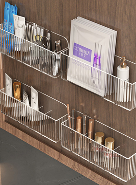 镜柜收纳盒壁挂卫生间洗漱厕所镜门后口红化妆品面膜浴室柜置物架