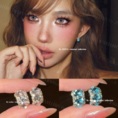 ZZZITA 耳垂反光板·Flashlights 百搭简约闪钻小灯泡耳钉