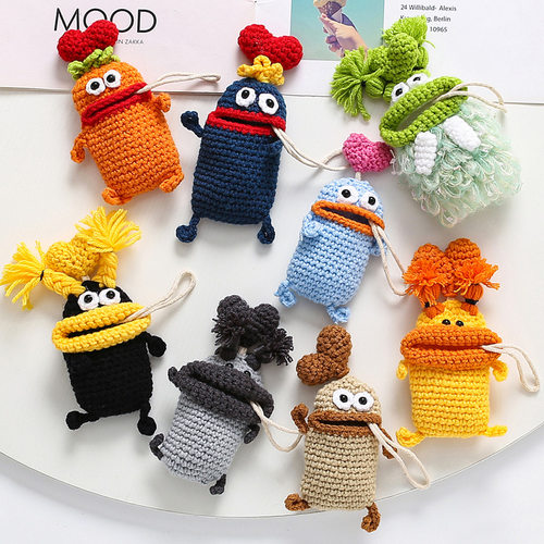 香肠嘴车钥匙套可爱网红款