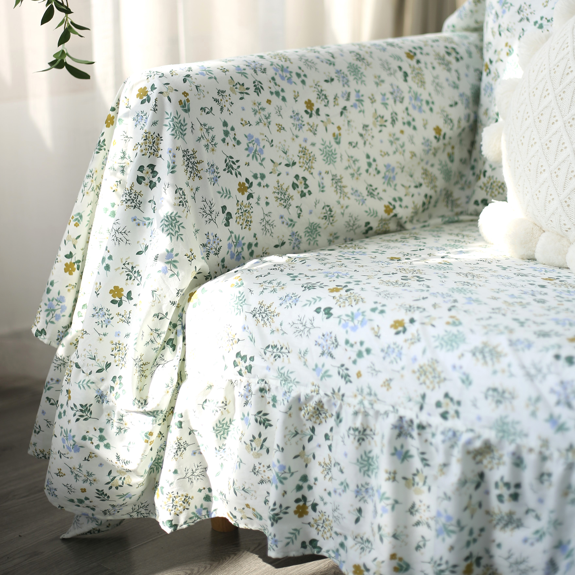 春夏适宜薄棉亲肤材质，植物美学装扮你的家