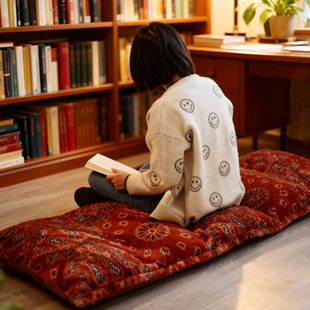 可折叠午休睡觉地垫家用榻榻米软垫冬天加厚保暖办公室打地铺神器