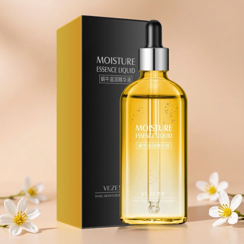 100ml 梵贞正品蜗牛原液补水保湿紧致淡化细纹女玻尿酸面部精华液