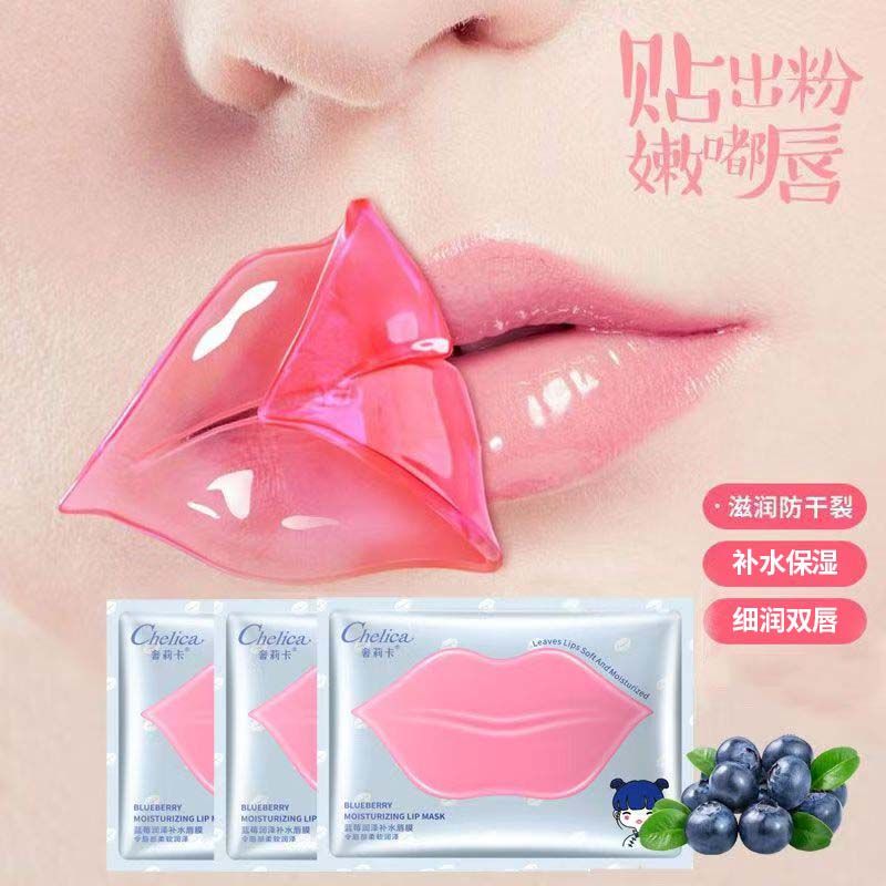 奢莉卡蓝莓水果唇膜贴唇部护理保湿补水淡化唇纹滋润保湿官方正品