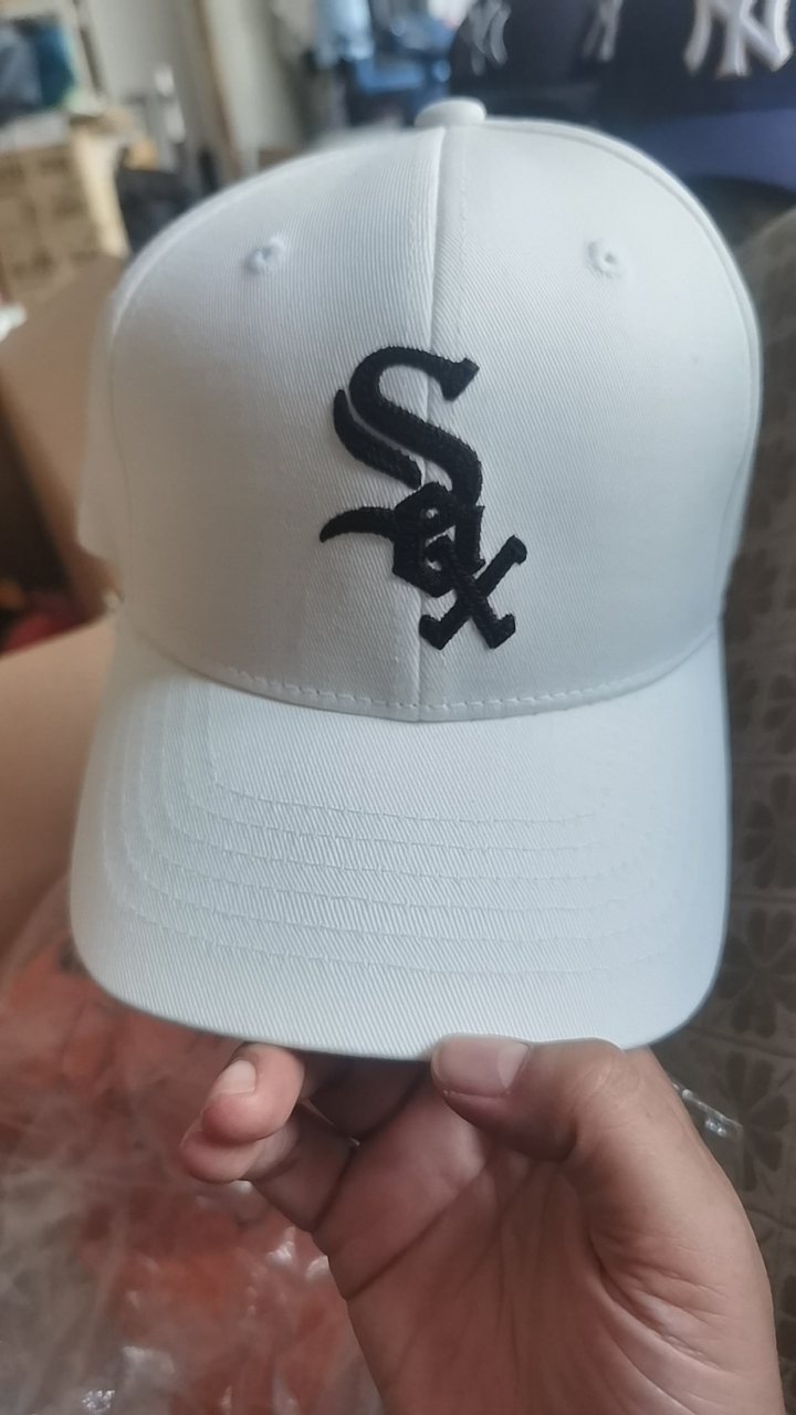韩国免税店 MLB 棒球帽 NY 小标 现货 白色米色橘色