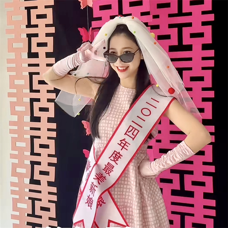 2025年度美美新娘礼仪带绥带