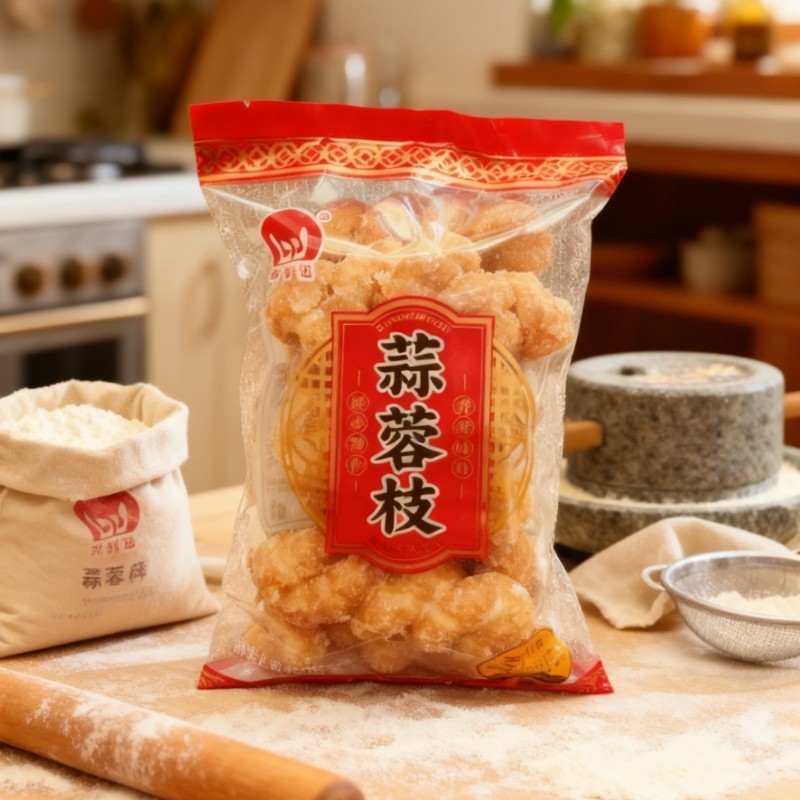 厦门特产林利记蒜蓉枝200克福建闽南传统糕点蒜香葱香麻花年货