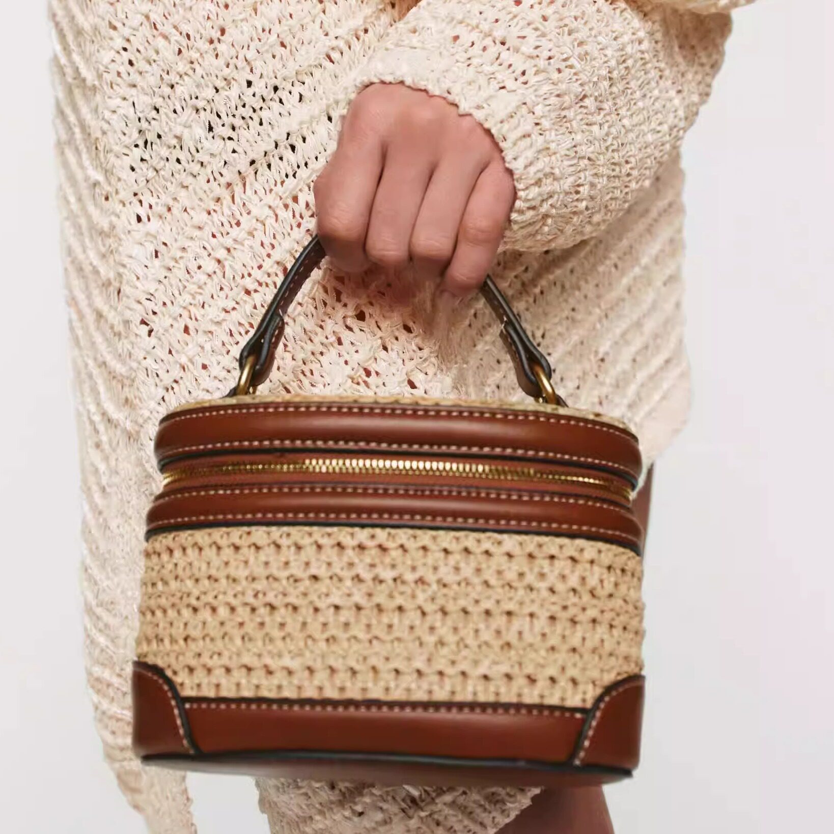 ZR女包2026春季新款马鞍包高质感韩版手提包时尚斜挎包休闲单肩包